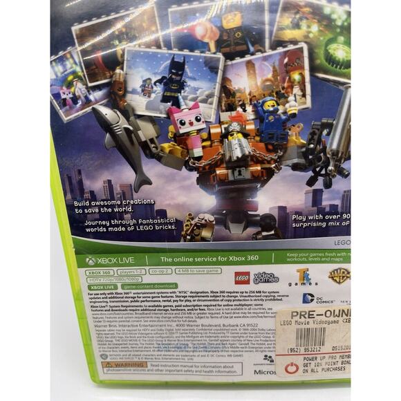 The LEGO Movie Videogame (Microsoft Xbox 360, 2014) - CIB - TESTED - Picture 3 of 7